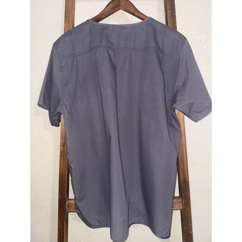 Carhartt Mens Ripstop V-Neck Scrub Top Charcoal Grey C15108 Size M